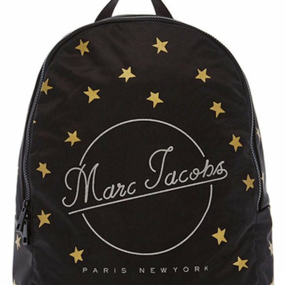 MARC JACOBS Packable Backpack Printed Star Black main image 5